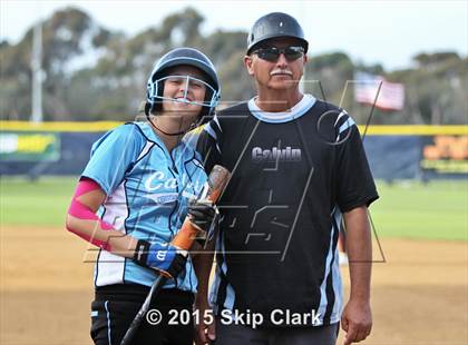 Thumbnail 3 in Calvary Christian Academy vs. Calvin Christian (CIF SS D5 Final) photogallery.