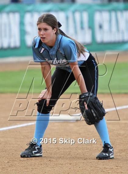 Thumbnail 2 in Calvary Christian Academy vs. Calvin Christian (CIF SS D5 Final) photogallery.