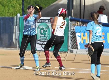 Thumbnail 2 in Calvary Christian Academy vs. Calvin Christian (CIF SS D5 Final) photogallery.