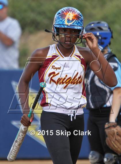 Thumbnail 2 in Calvary Christian Academy vs. Calvin Christian (CIF SS D5 Final) photogallery.