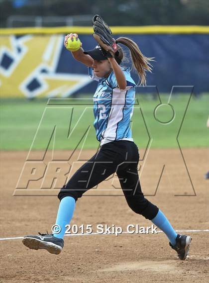 Thumbnail 1 in Calvary Christian Academy vs. Calvin Christian (CIF SS D5 Final) photogallery.