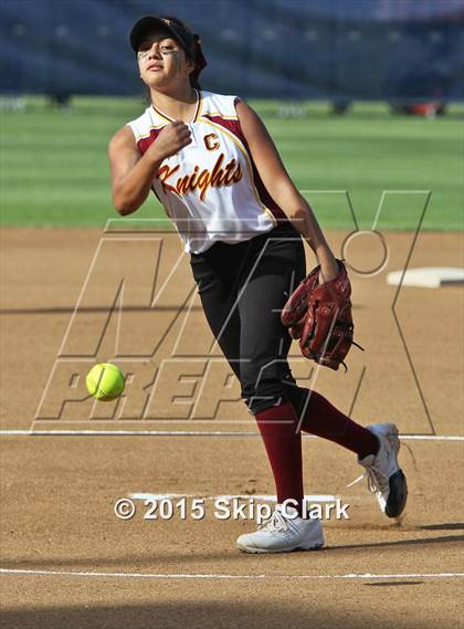 Thumbnail 1 in Calvary Christian Academy vs. Calvin Christian (CIF SS D5 Final) photogallery.