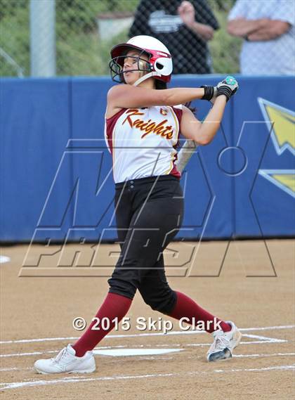 Thumbnail 1 in Calvary Christian Academy vs. Calvin Christian (CIF SS D5 Final) photogallery.