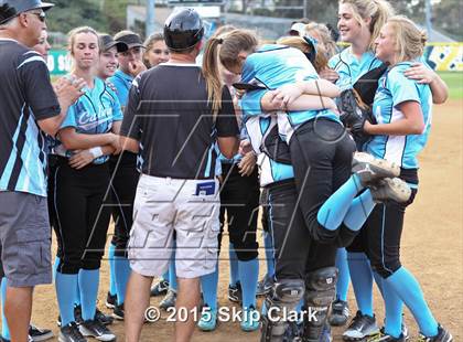 Thumbnail 1 in Calvary Christian Academy vs. Calvin Christian (CIF SS D5 Final) photogallery.
