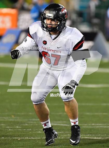Thumbnail 1 in Del Oro vs. San Clemente (CIF State Division 1A Final) photogallery.