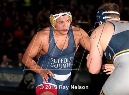 Thumbnail 2 in NYSPHSAA Championships (Division I Finals 145-285 Lbs) photogallery.