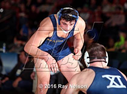 Thumbnail 3 in NYSPHSAA Championships (Division I Finals 145-285 Lbs) photogallery.