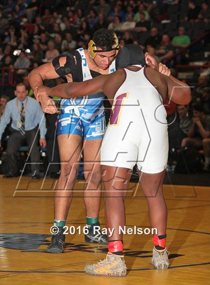 Thumbnail 1 in NYSPHSAA Championships (Division I Finals 145-285 Lbs) photogallery.