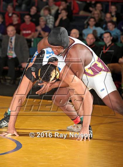 Thumbnail 3 in NYSPHSAA Championships (Division I Finals 145-285 Lbs) photogallery.