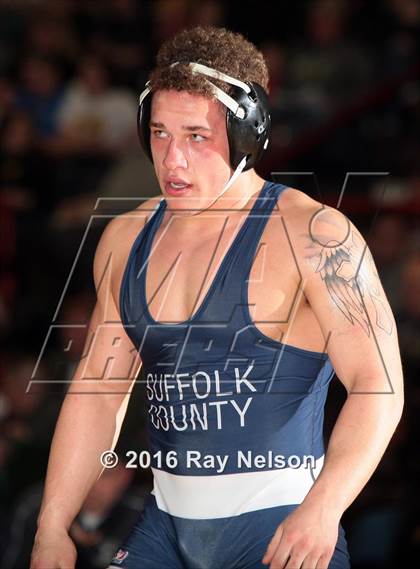 Thumbnail 3 in NYSPHSAA Championships (Division I Finals 145-285 Lbs) photogallery.