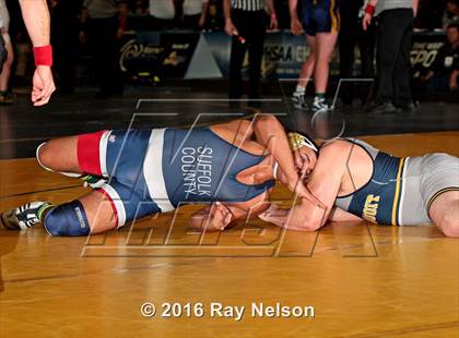 Thumbnail 2 in NYSPHSAA Championships (Division I Finals 145-285 Lbs) photogallery.