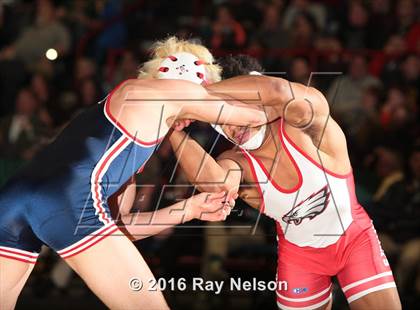 Thumbnail 3 in NYSPHSAA Championships (Division I Finals 145-285 Lbs) photogallery.