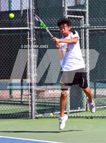 Thumbnail 2 in AIA D1, D2, D3 Boys Tennis Championships photogallery.