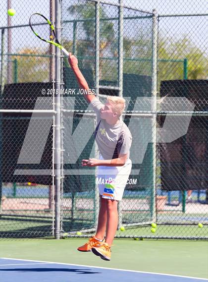 Thumbnail 2 in AIA D1, D2, D3 Boys Tennis Championships photogallery.