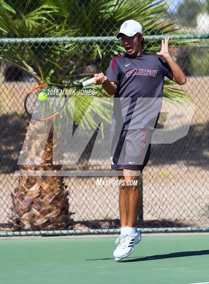 Thumbnail 3 in AIA D1, D2, D3 Boys Tennis Championships photogallery.