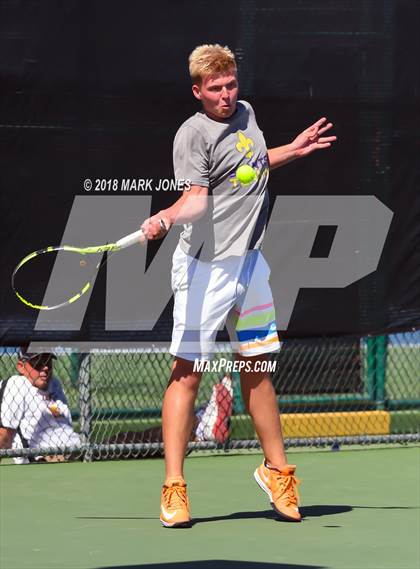 Thumbnail 2 in AIA D1, D2, D3 Boys Tennis Championships photogallery.