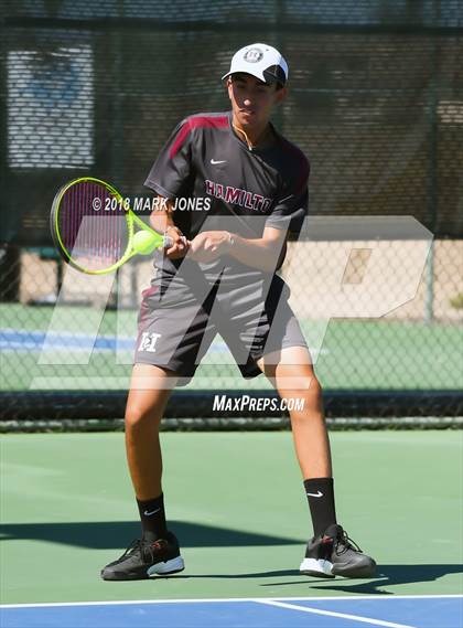 Thumbnail 2 in AIA D1, D2, D3 Boys Tennis Championships photogallery.