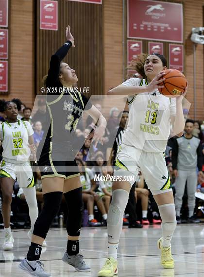 Thumbnail 2 in Archbishop Mitty vs. Ontario Christian (Sabrina Ionescu Showcase) photogallery.