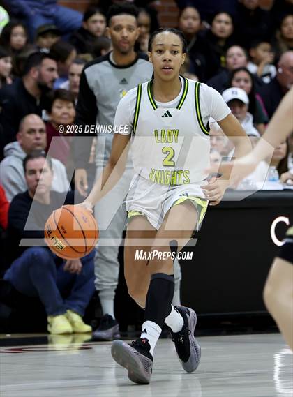 Thumbnail 3 in Archbishop Mitty vs. Ontario Christian (Sabrina Ionescu Showcase) photogallery.