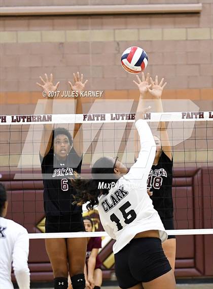 Thumbnail 3 in Clark vs. Faith Lutheran photogallery.
