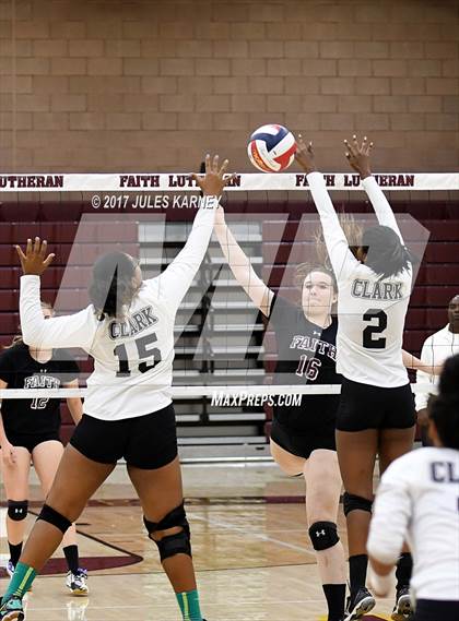 Thumbnail 3 in Clark vs. Faith Lutheran photogallery.