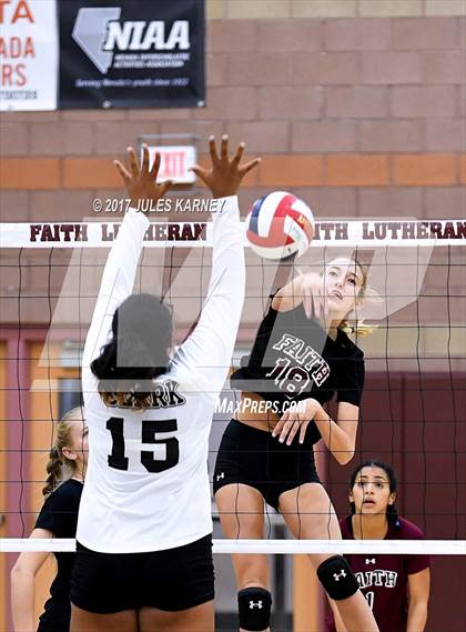 Thumbnail 1 in Clark vs. Faith Lutheran photogallery.