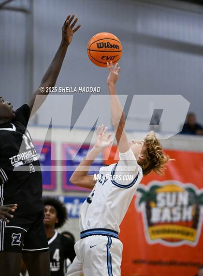 Thumbnail 1 in Berkeley Prep vs Zephyrhills Christian Academy  (SunBash Tourney) photogallery.
