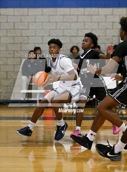 Thumbnail 2 in Berkeley Prep vs Zephyrhills Christian Academy  (SunBash Tourney) photogallery.