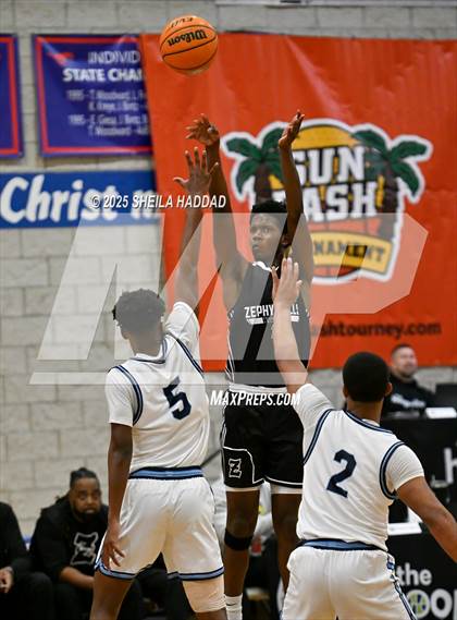 Thumbnail 3 in Berkeley Prep vs Zephyrhills Christian Academy  (SunBash Tourney) photogallery.