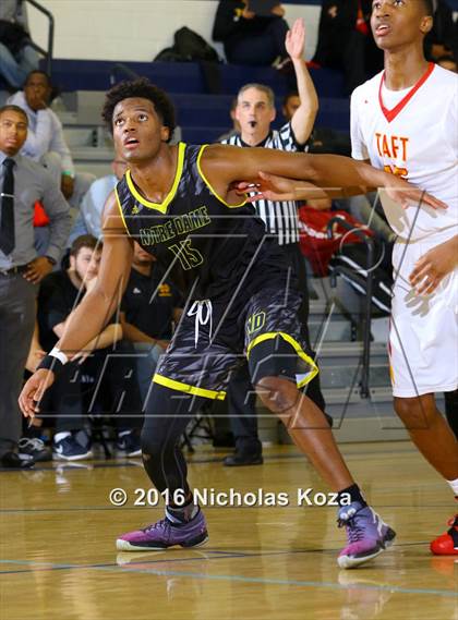 Thumbnail 2 in Taft vs. Notre Dame (War on the Floor Extravaganza) photogallery.