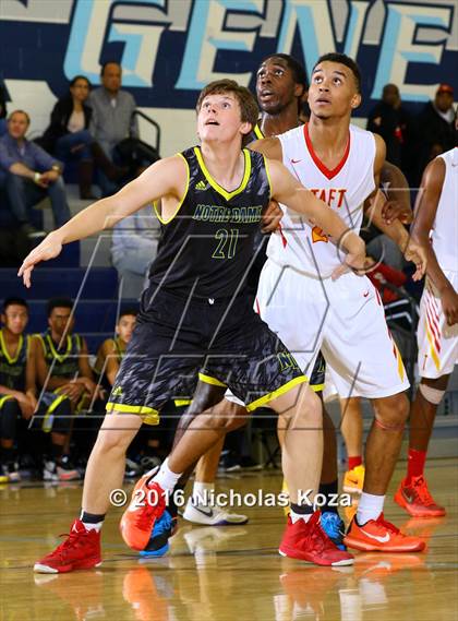 Thumbnail 2 in Taft vs. Notre Dame (War on the Floor Extravaganza) photogallery.