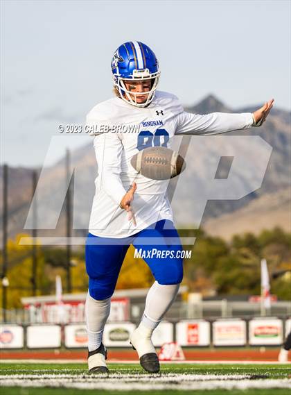 Thumbnail 2 in American Fork vs. Bingham (UHSAA 6A Quaterfinal) photogallery.