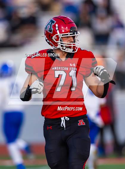 Thumbnail 1 in American Fork vs. Bingham (UHSAA 6A Quaterfinal) photogallery.