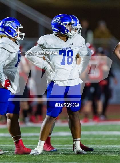 Thumbnail 2 in American Fork vs. Bingham (UHSAA 6A Quaterfinal) photogallery.