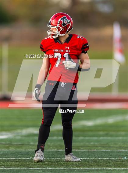Thumbnail 2 in American Fork vs. Bingham (UHSAA 6A Quaterfinal) photogallery.