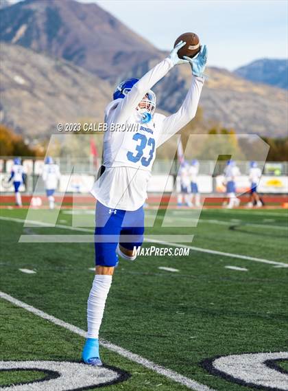 Thumbnail 3 in American Fork vs. Bingham (UHSAA 6A Quaterfinal) photogallery.