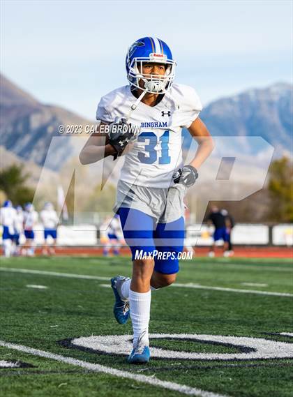 Thumbnail 1 in American Fork vs. Bingham (UHSAA 6A Quaterfinal) photogallery.