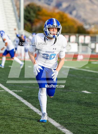 Thumbnail 1 in American Fork vs. Bingham (UHSAA 6A Quaterfinal) photogallery.