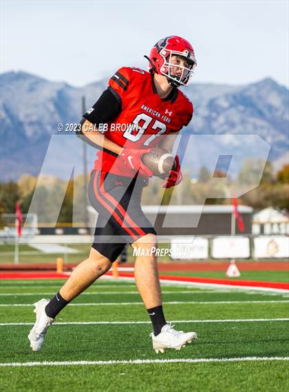 Thumbnail 2 in American Fork vs. Bingham (UHSAA 6A Quaterfinal) photogallery.