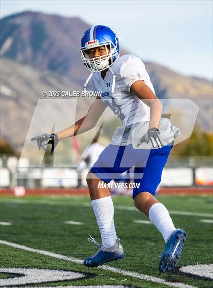 Thumbnail 2 in American Fork vs. Bingham (UHSAA 6A Quaterfinal) photogallery.