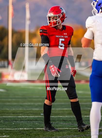 Thumbnail 2 in American Fork vs. Bingham (UHSAA 6A Quaterfinal) photogallery.