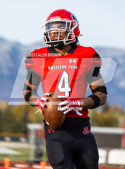 Thumbnail 3 in American Fork vs. Bingham (UHSAA 6A Quaterfinal) photogallery.