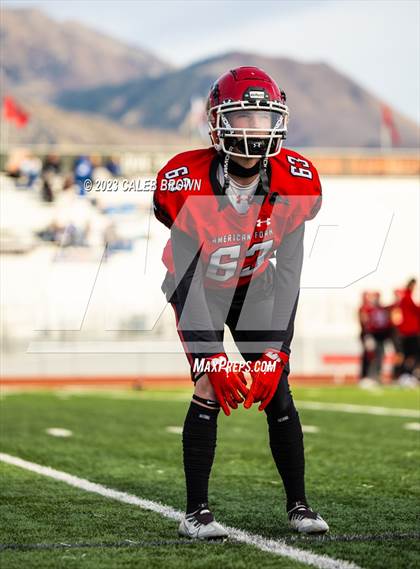 Thumbnail 2 in American Fork vs. Bingham (UHSAA 6A Quaterfinal) photogallery.