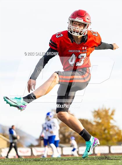 Thumbnail 2 in American Fork vs. Bingham (UHSAA 6A Quaterfinal) photogallery.