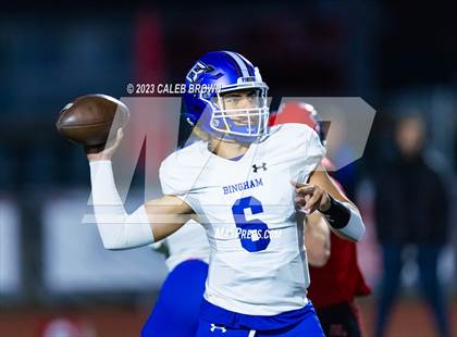 Thumbnail 3 in American Fork vs. Bingham (UHSAA 6A Quaterfinal) photogallery.