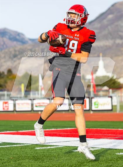 Thumbnail 2 in American Fork vs. Bingham (UHSAA 6A Quaterfinal) photogallery.