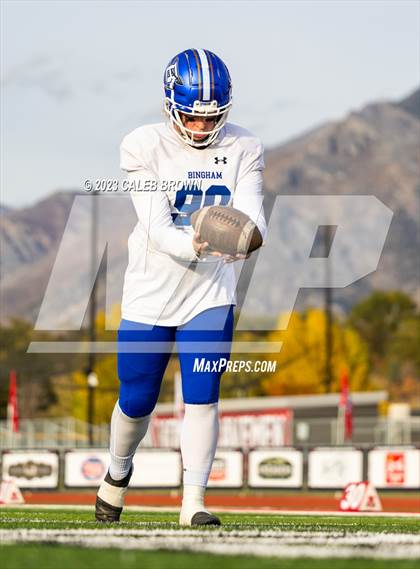 Thumbnail 1 in American Fork vs. Bingham (UHSAA 6A Quaterfinal) photogallery.