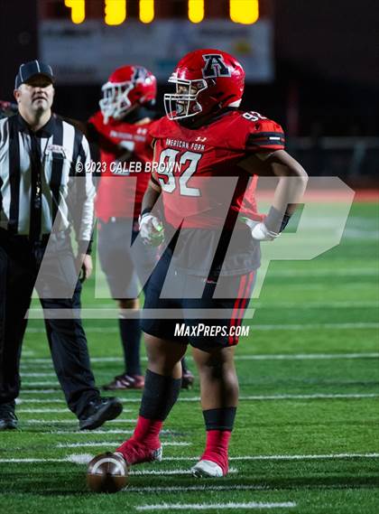 Thumbnail 3 in American Fork vs. Bingham (UHSAA 6A Quaterfinal) photogallery.
