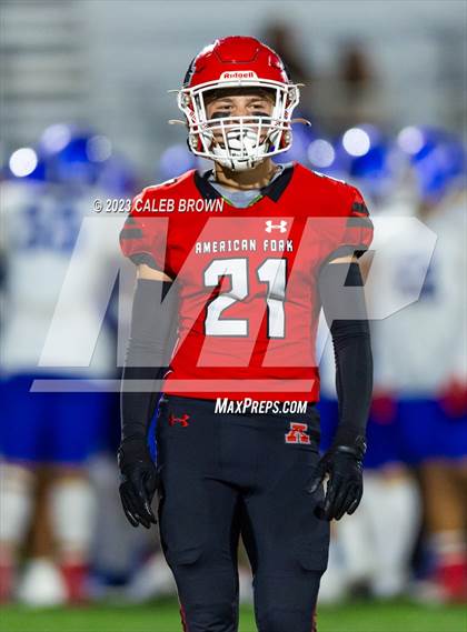 Thumbnail 2 in American Fork vs. Bingham (UHSAA 6A Quaterfinal) photogallery.