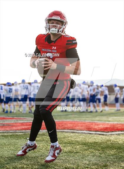 Thumbnail 1 in American Fork vs. Bingham (UHSAA 6A Quaterfinal) photogallery.